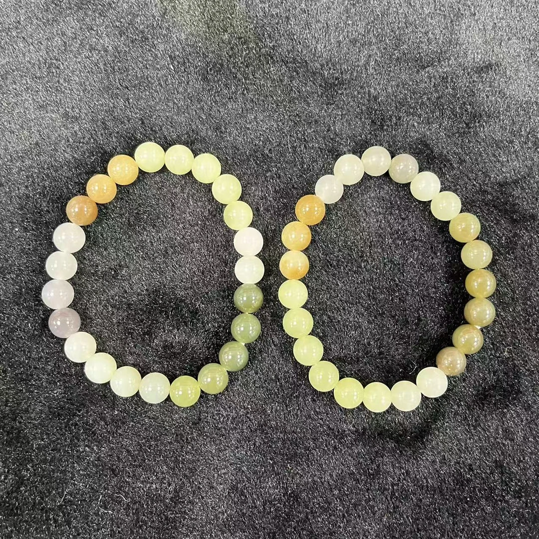 【玉经纶】130002/Q103-和田玉手串-多样性发其一