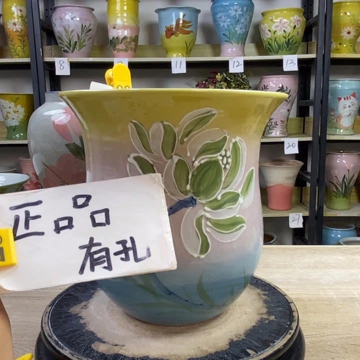 景德镇高温陶瓷花盆