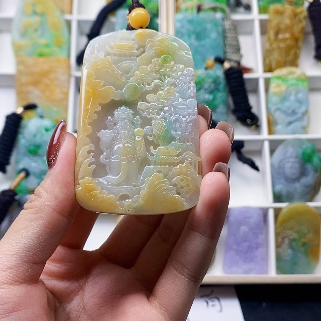 翡翠未镶嵌颈饰翡翠A货