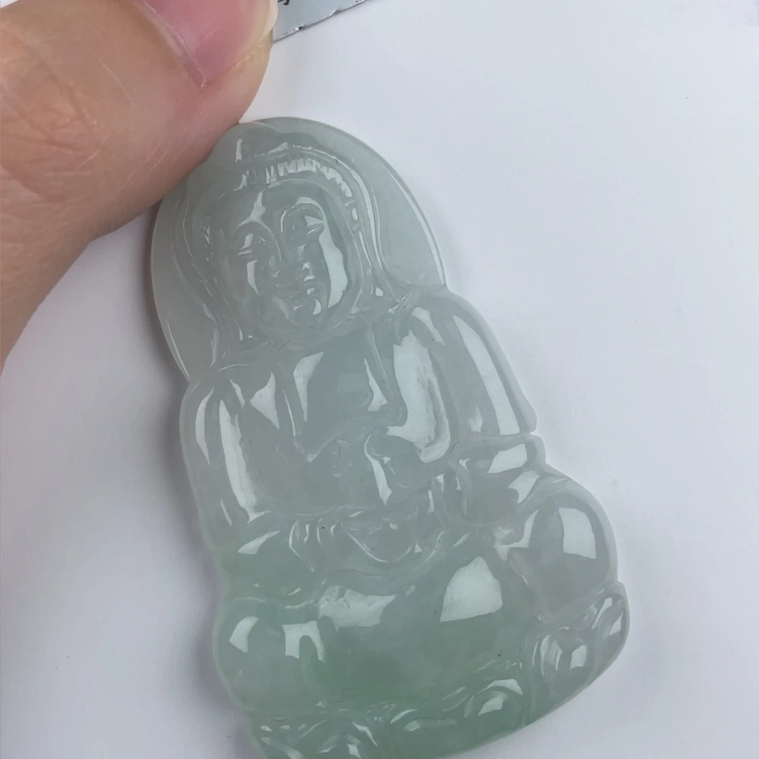 颈饰未镶嵌翡翠观音