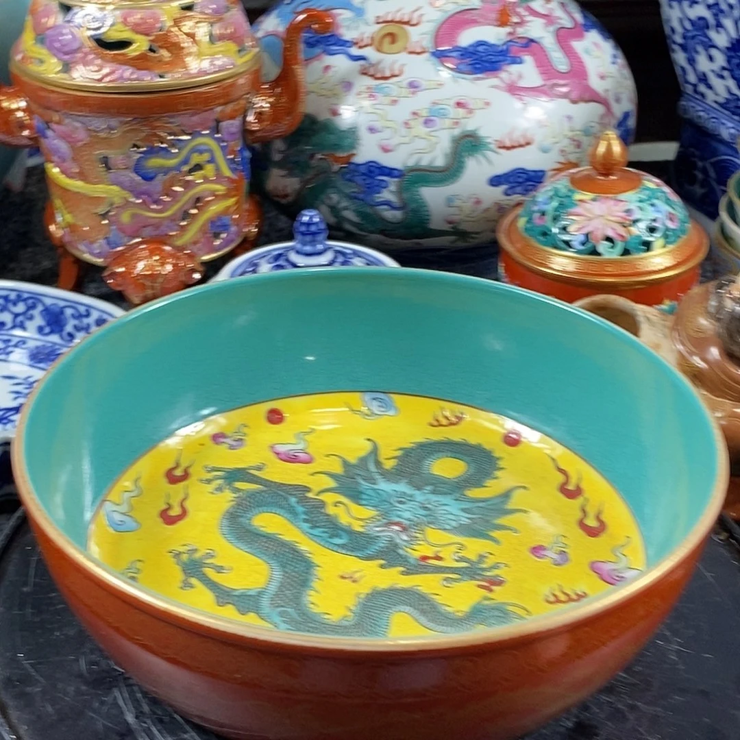 手工手绘陶瓷摆件工艺品