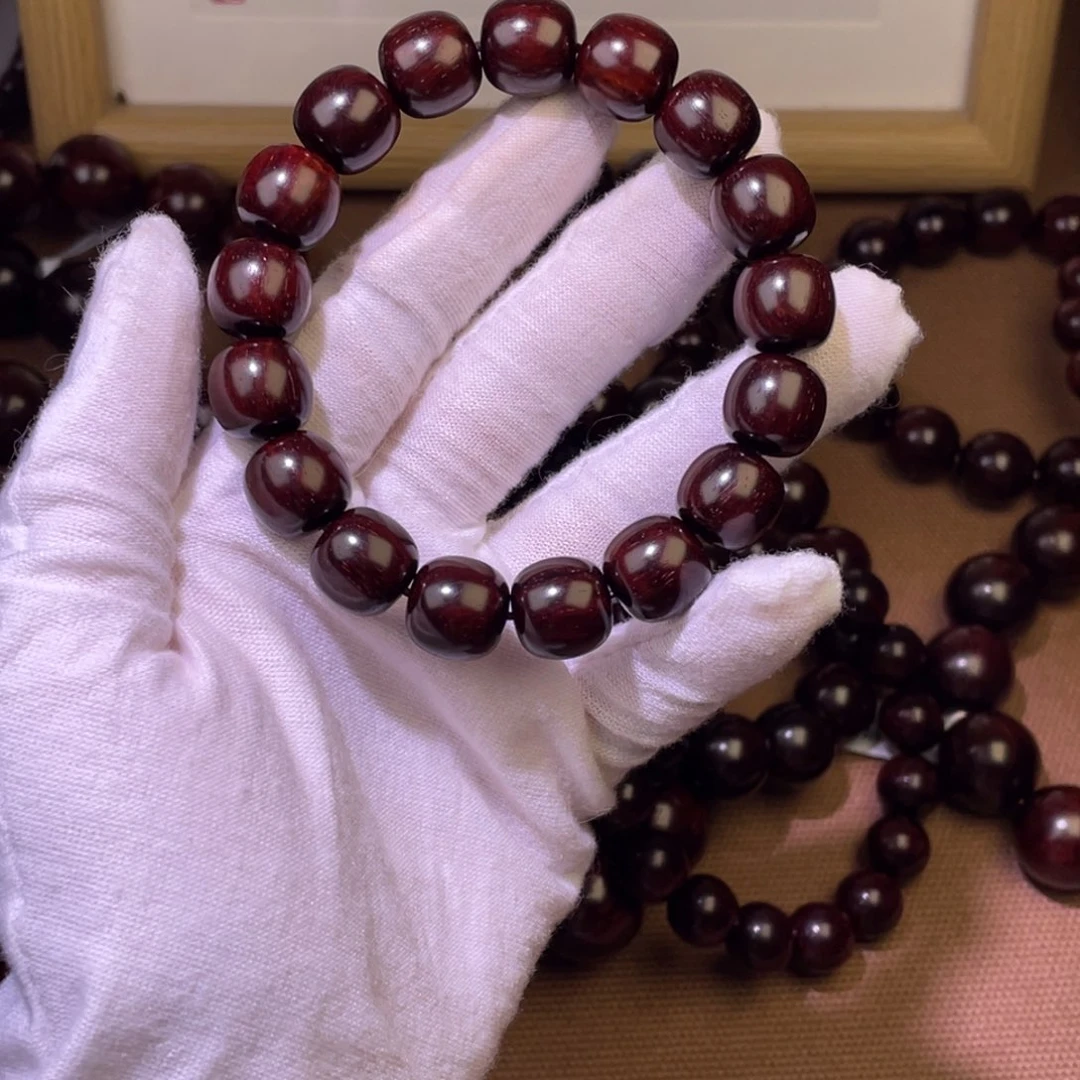 我***意檀香紫檀（小叶紫檀）原生态11.12老型单圈