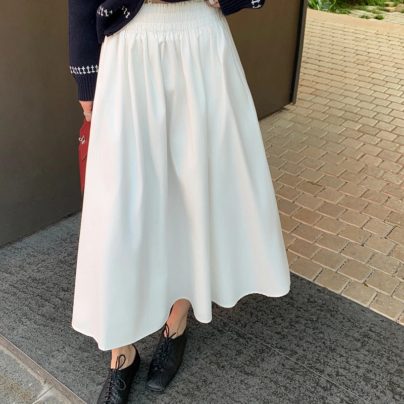 【月亮茶会】RARE ME半身裙挺括舒适A字松紧复古伞裙子