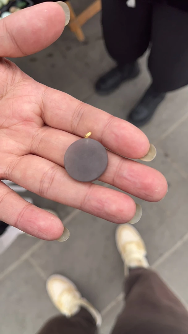 天然和田玉无事牌