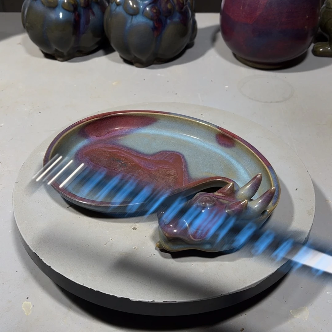 瓶钧窑瓷器品相完美