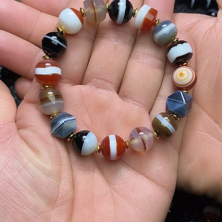 玛瑙/玉髓手链未镶嵌?****悠