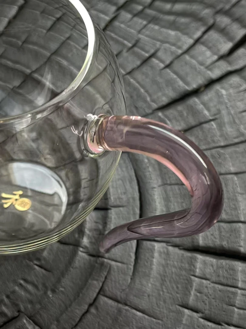 《禾器》玻璃公道杯 粉把