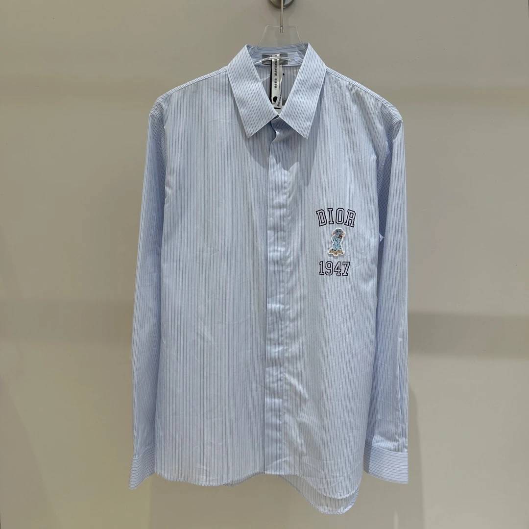 未使用 DIOR/迪奥 S级 DI1393 字母图案徽标衬衫41码专柜价7700