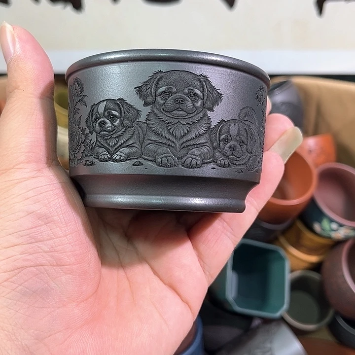 茶杯紫砂全手工紫砂主人杯