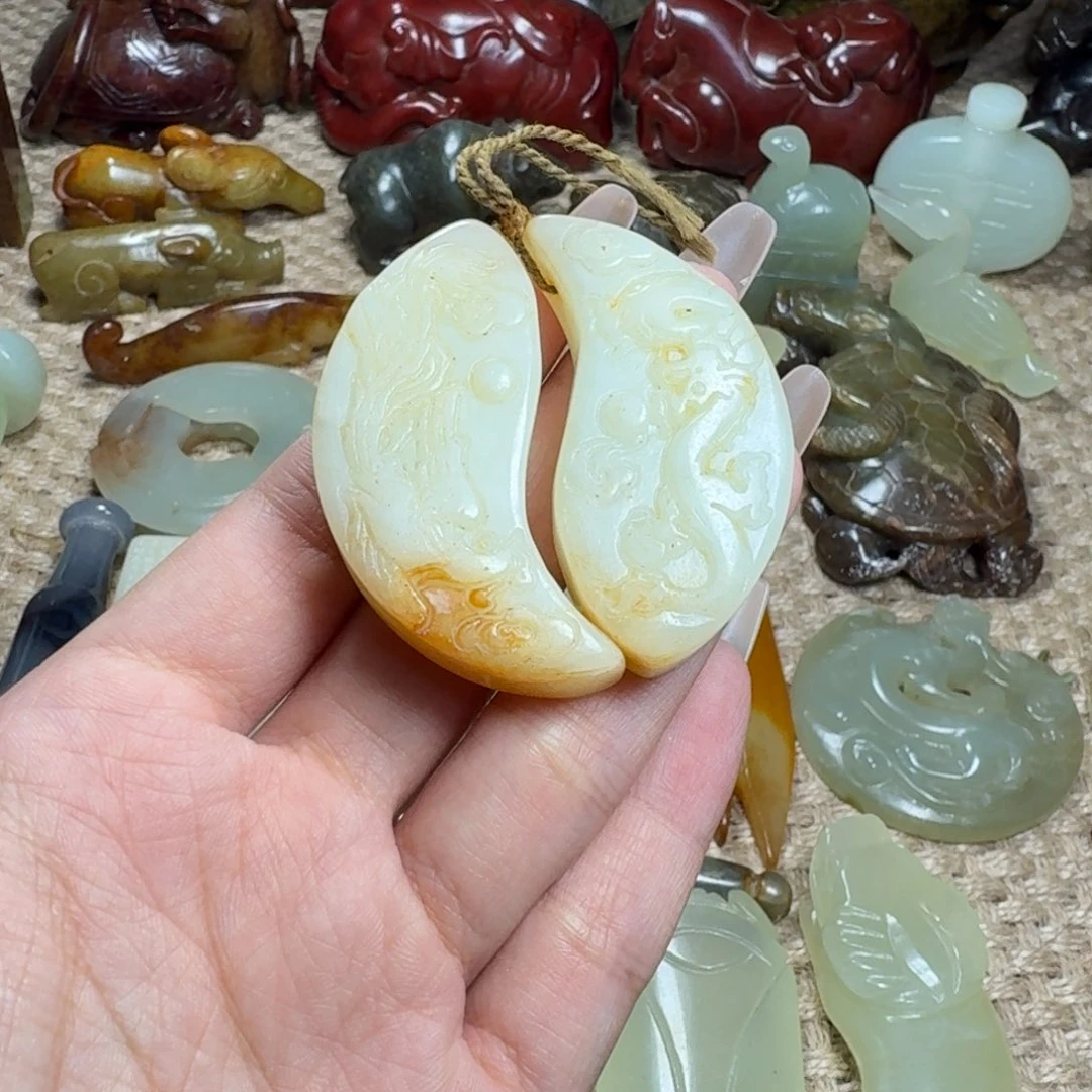 白玉菩提吊坠挂件