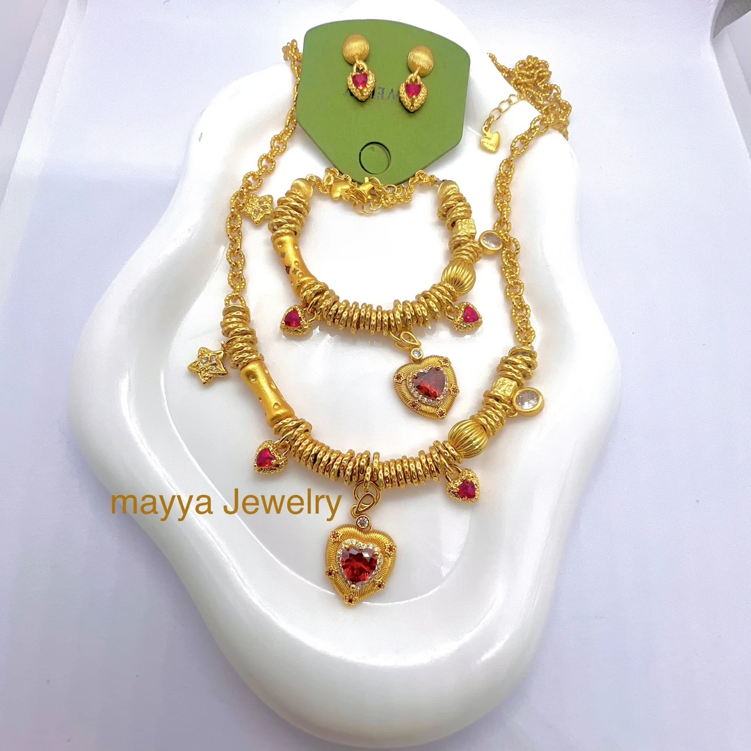 铜合金项链 铜合金，金子一样的颜色，有金子的感觉。mayya Jewelry