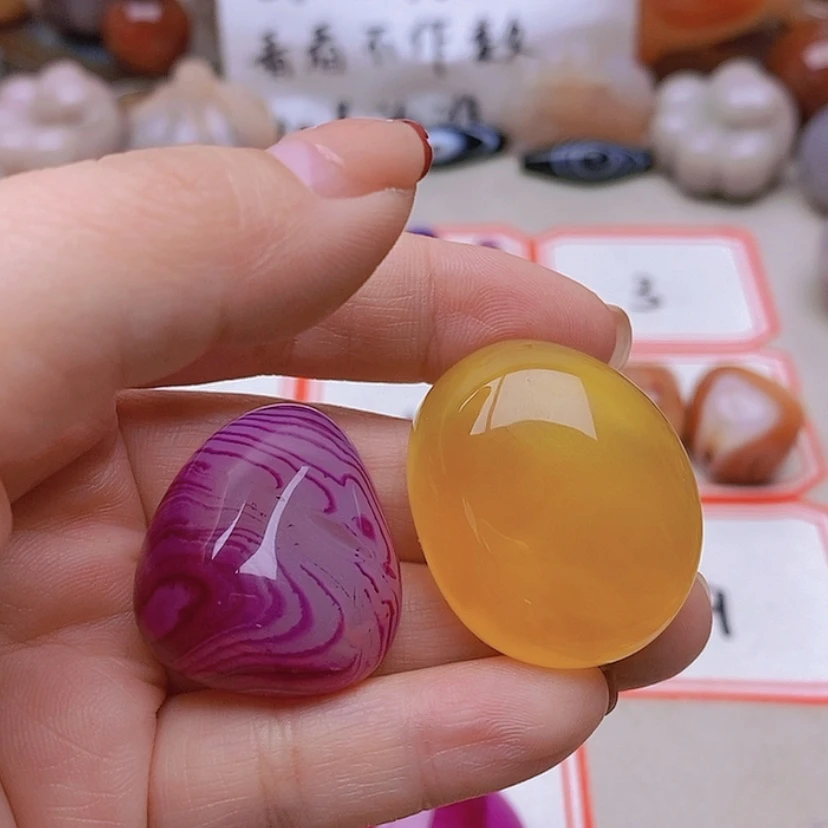 【闪购商品】未镶嵌玛瑙/玉髓珠宝半成品莲***澜