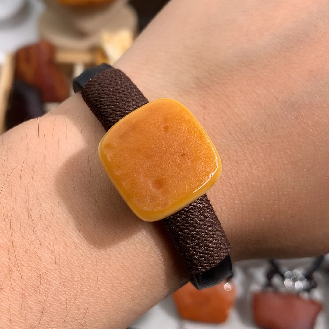 蜜蜡裸石未镶嵌你