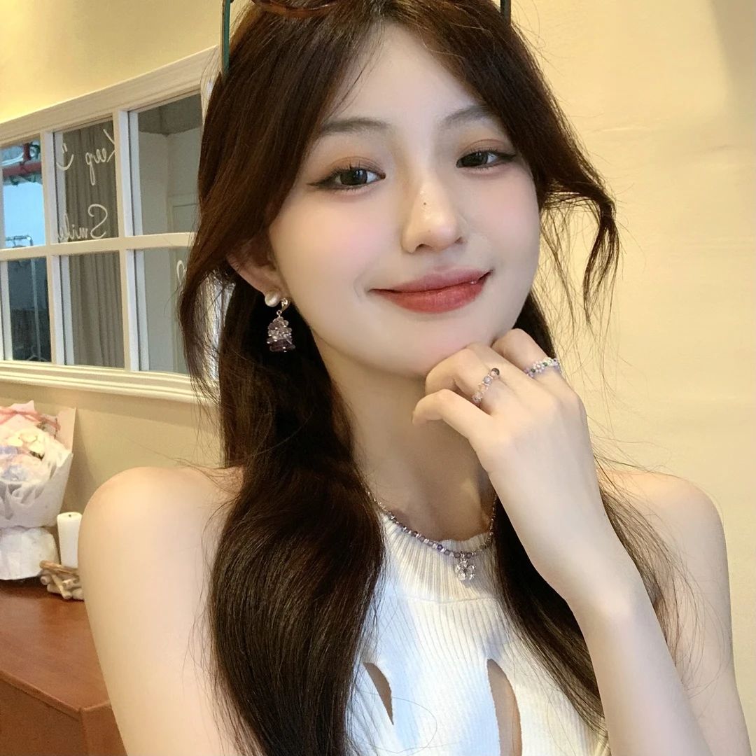 FULL GIRLISH耳环01955轻奢珠珠流苏耳钉耳饰