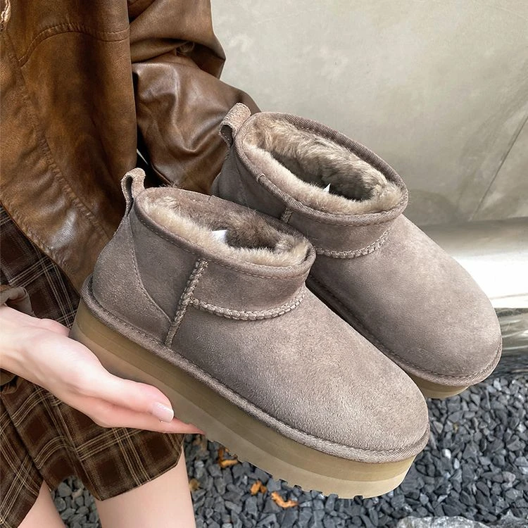 冬至孙千陆嫣雪地靴厚羊毛一体恋人赵露思阮妤同款许我耀眼许妍女