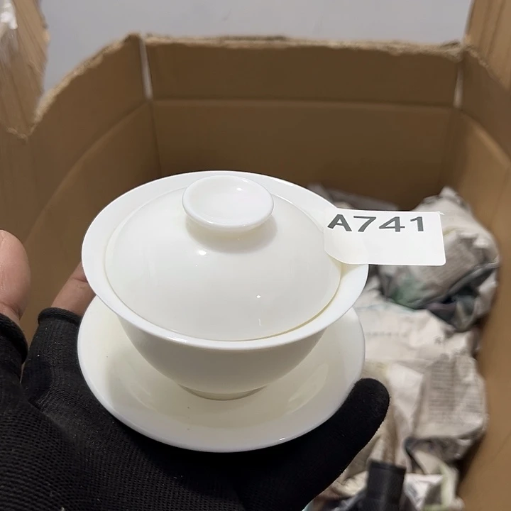 瓷片茶摆件工艺品摆件666