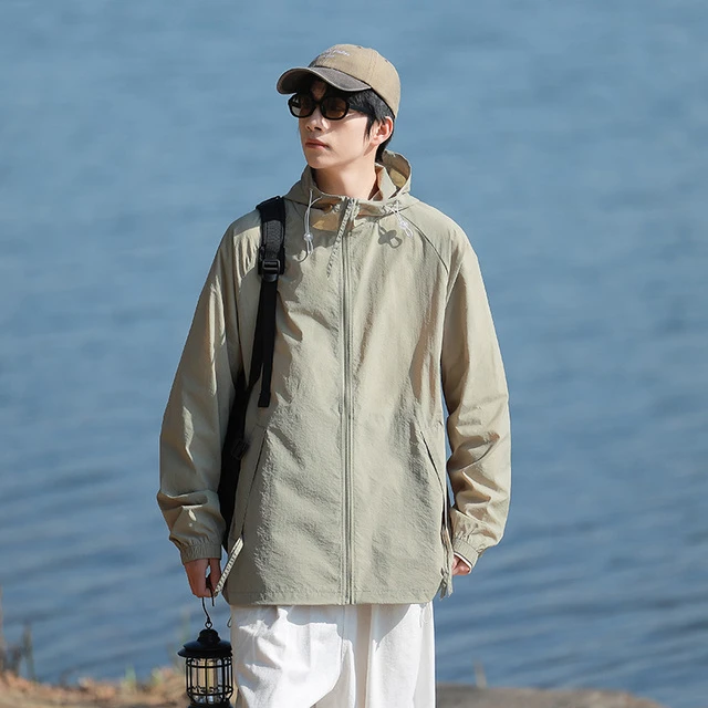 UPF50+轻薄款防晒衣外套男生夏季速干防紫外线户外凉感透气防晒服