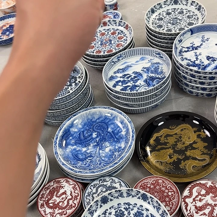 瓷片青花缠枝莲大胡乘景德镇