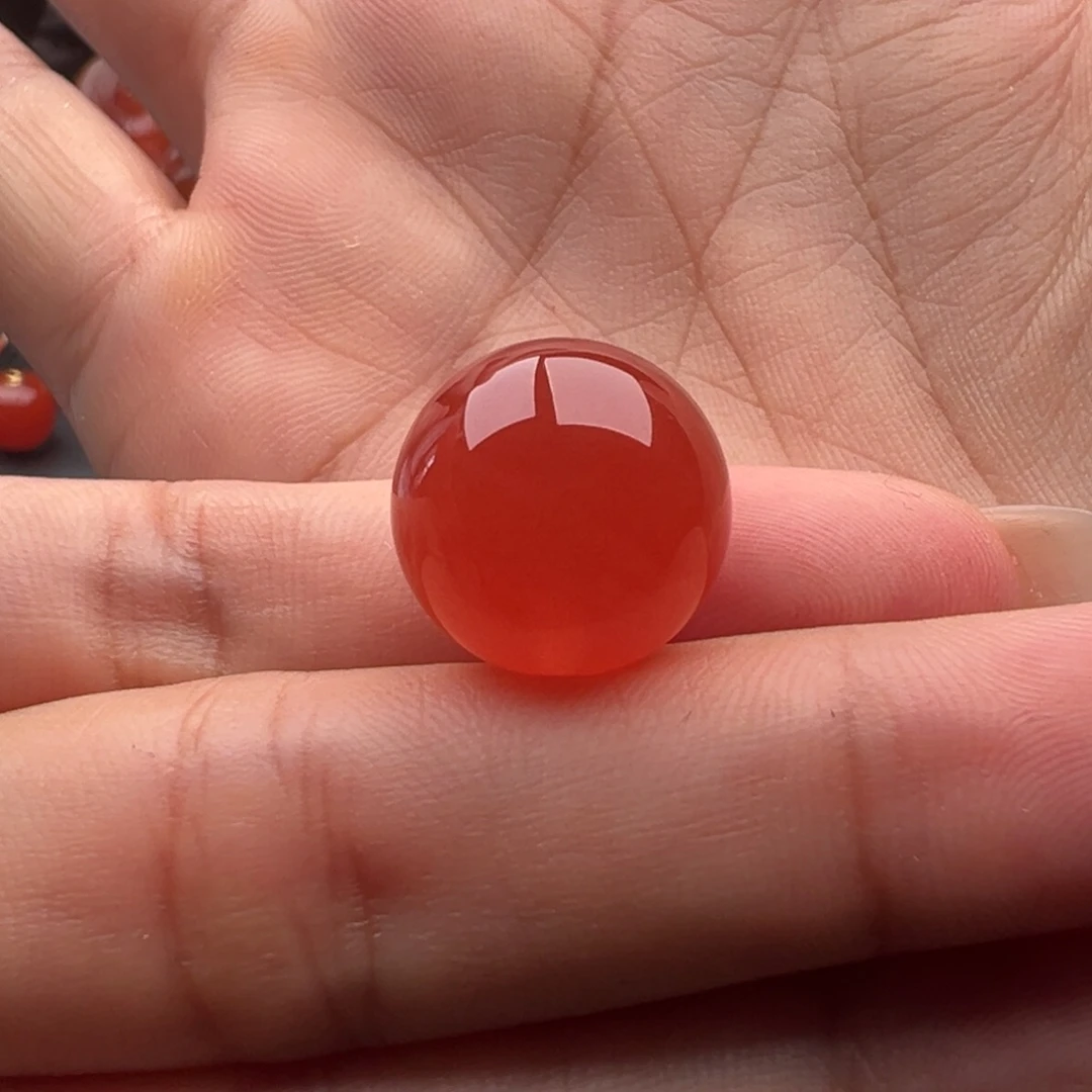南红玛瑙未镶嵌圆珠15