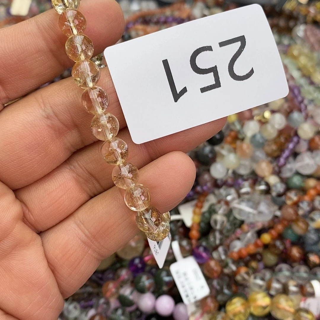 水晶未镶嵌手链手链