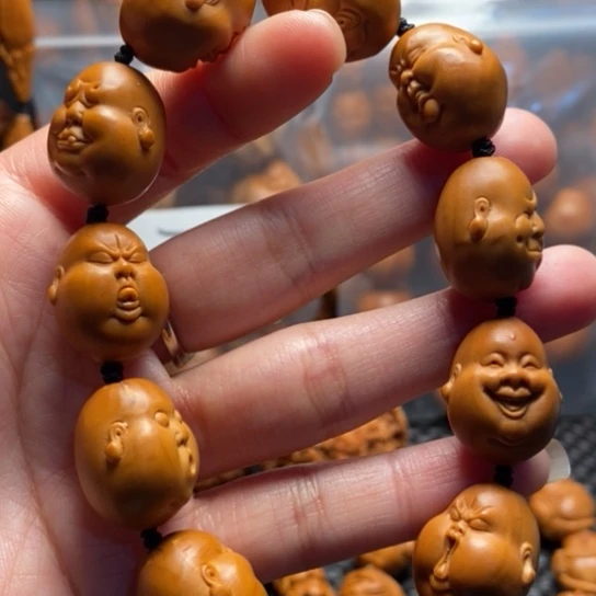 橄榄核吊坠百态手串