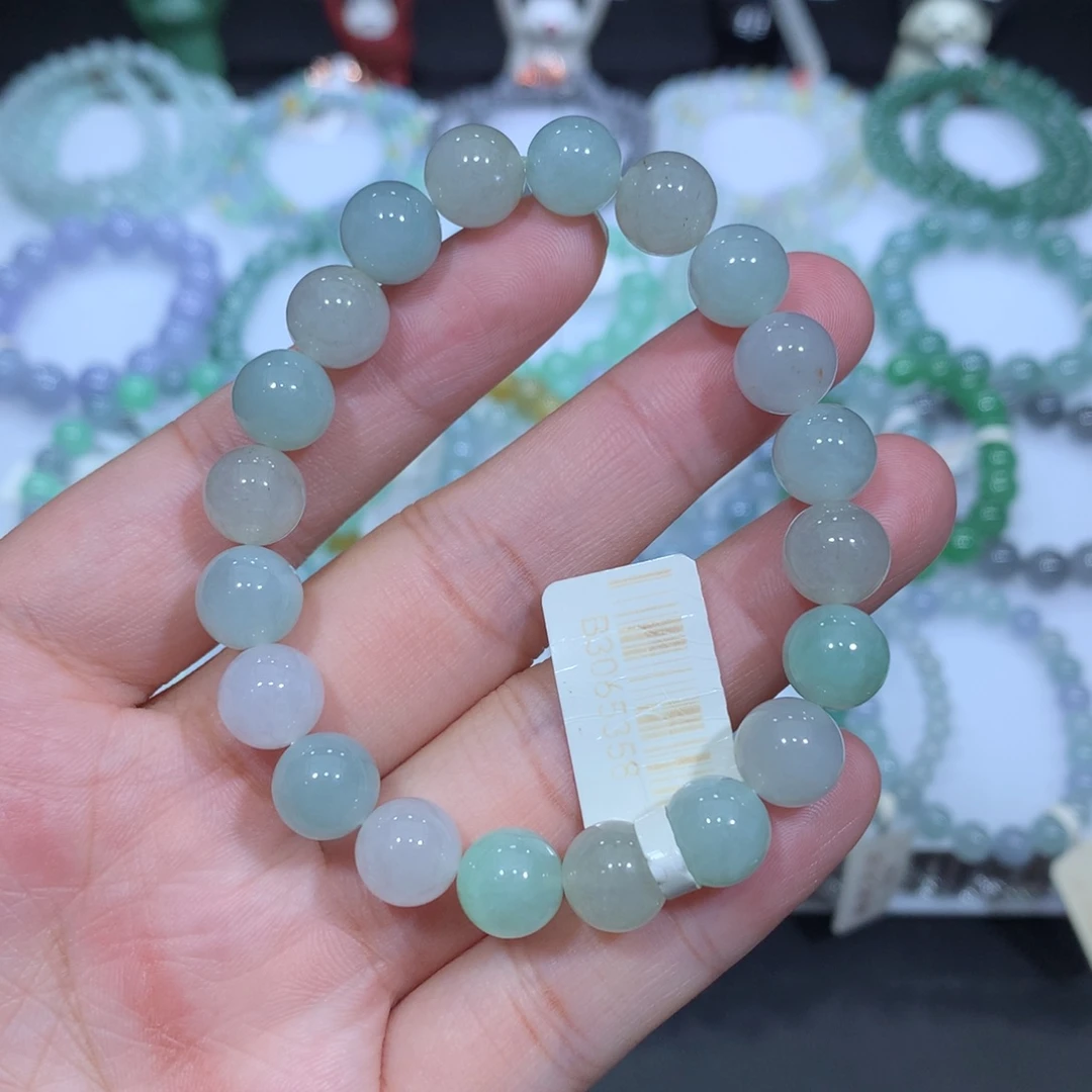 翡翠未镶嵌手串天然