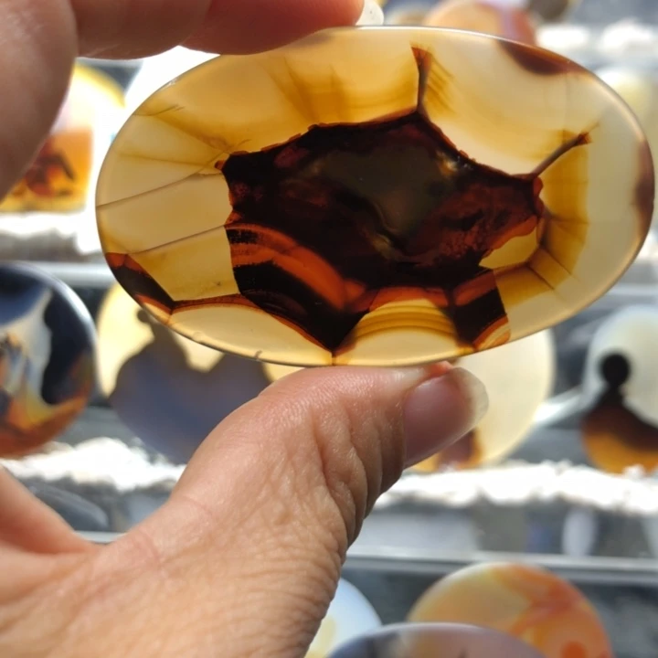 合金玛瑙/玉髓珠宝奇石18有瑕