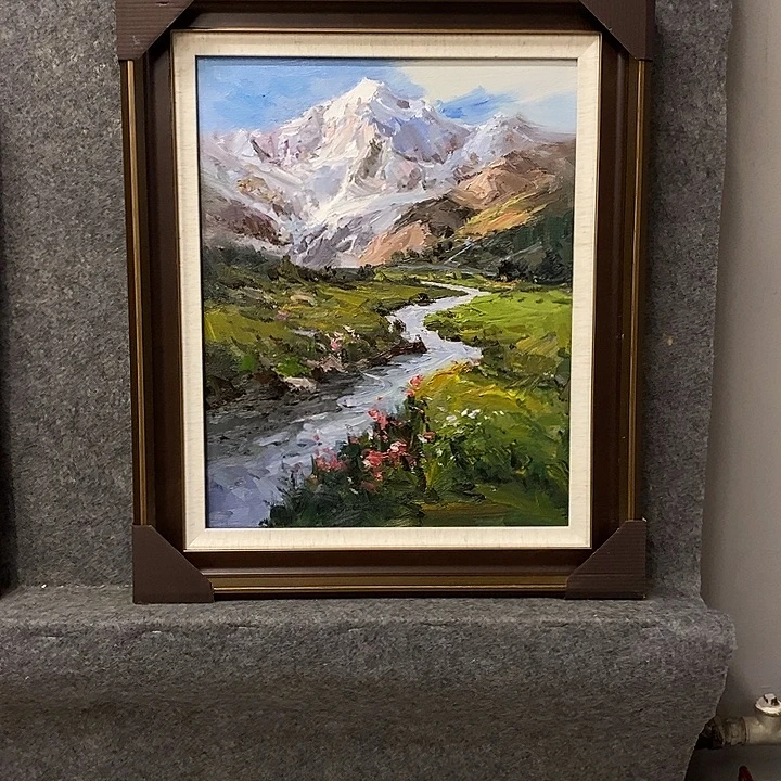 油画带外框画芯尺寸40x50cm