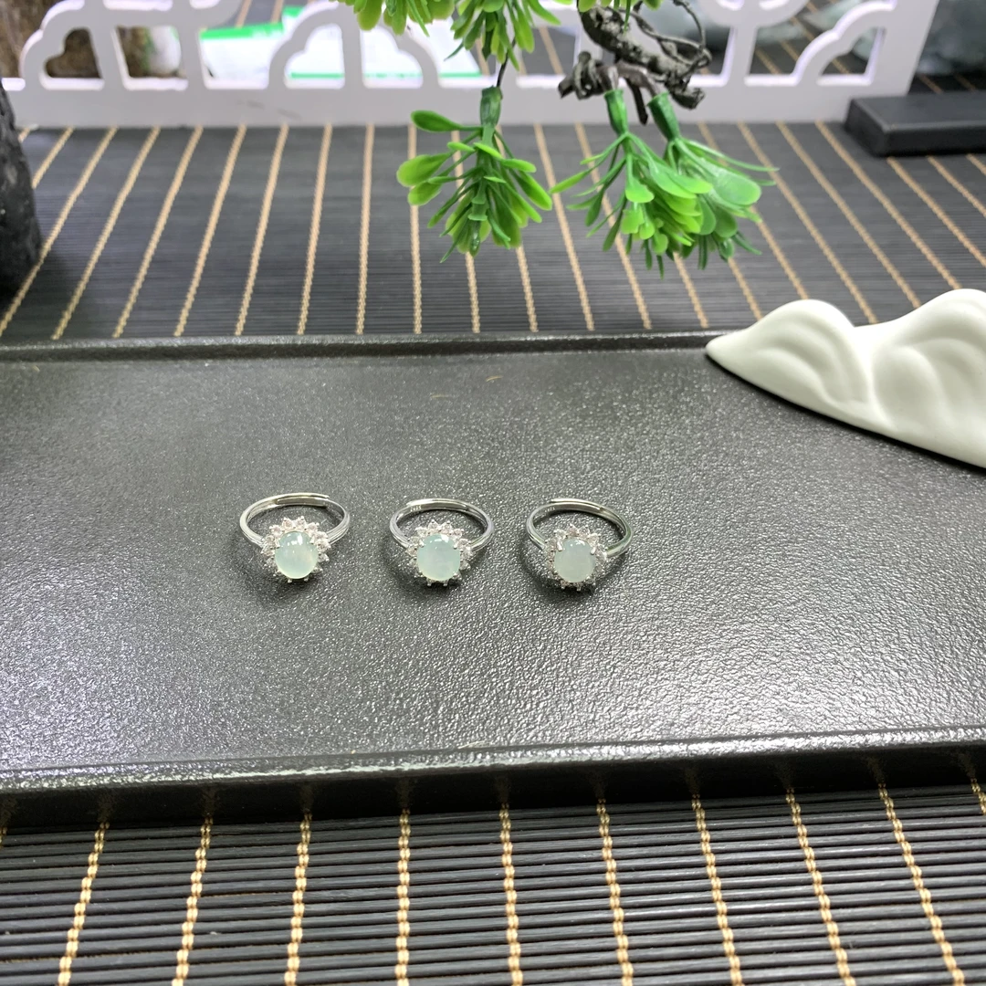 七周年庆----天然缅甸翡翠A货戒指 2600519217(多样性发其一)