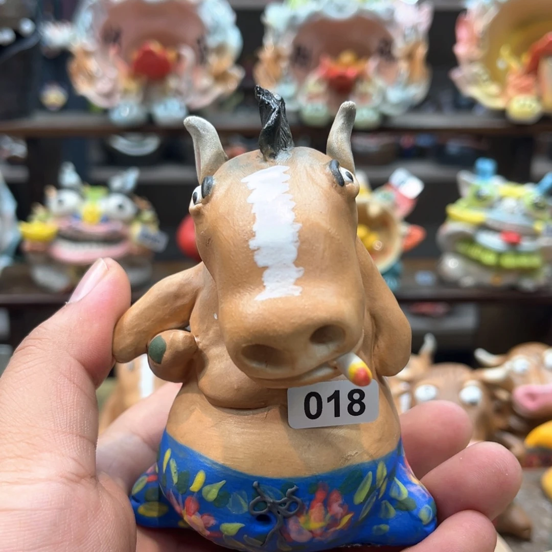 摆件直播间纯手工陶瓷摆件018