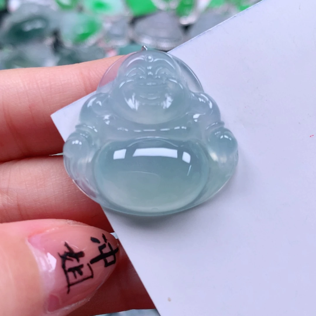 颈饰未镶嵌翡翠天然翡翠