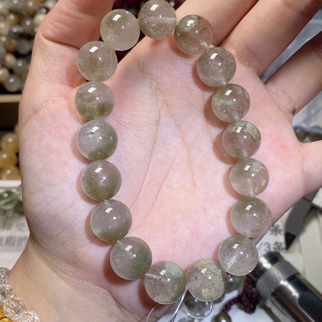 【闪购商品】水晶手链未镶嵌抹茶绿幽灵034