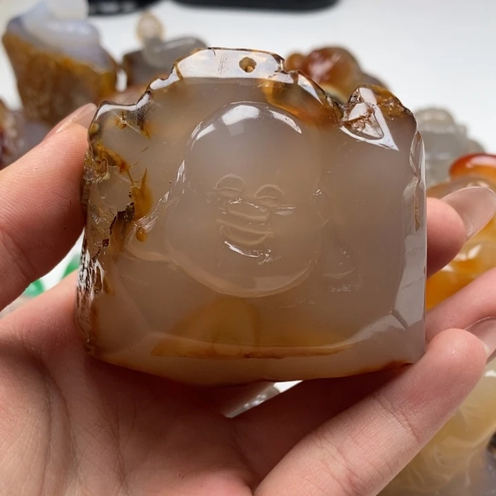 玛瑙/玉髓合金颈饰