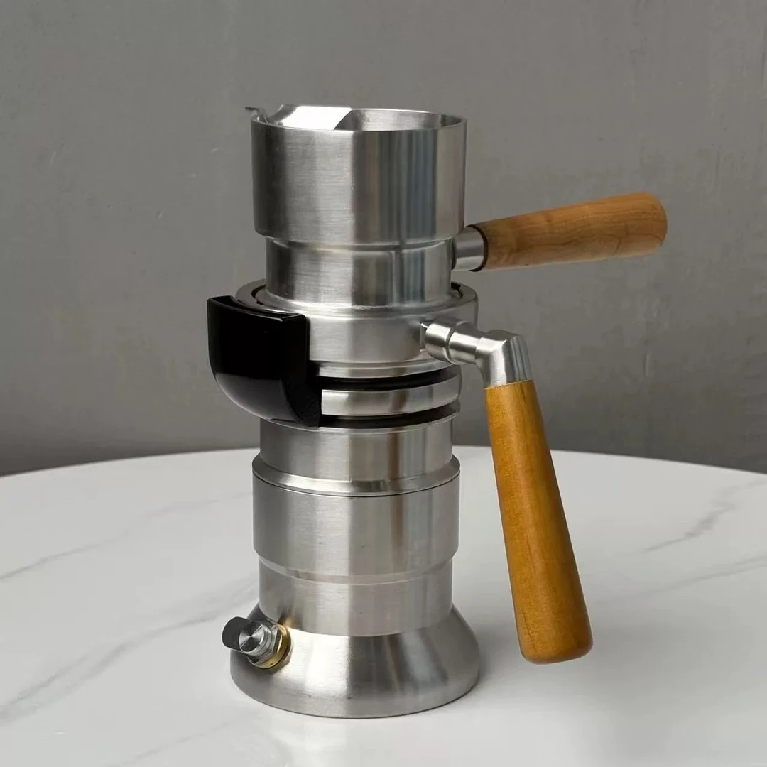 清桂萃豆9bar咖啡机高压萃取户外浓缩意式咖啡机304不锈钢摩卡壶