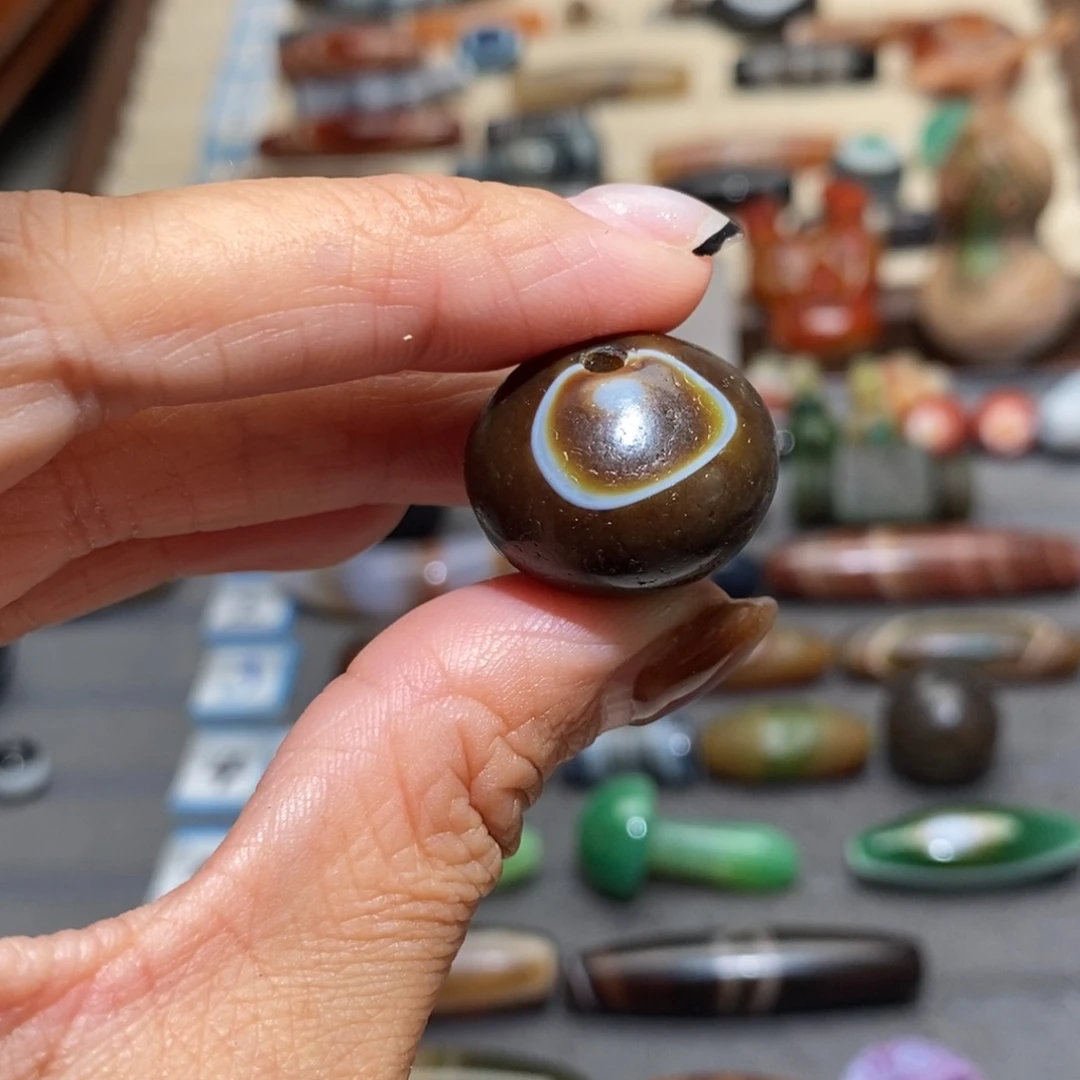 橘***汁玛瑙/玉髓合金手链