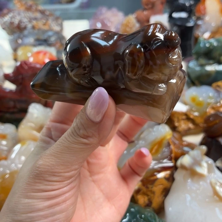 玛瑙/玉髓未镶嵌吊坠(不含链)