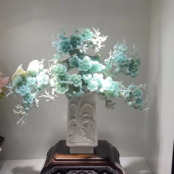 未镶嵌蛇纹石玉（覆膜）珠宝奇石