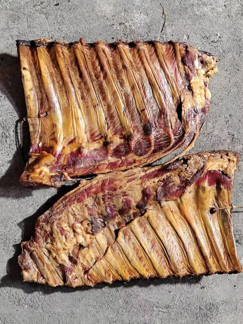 腊排骨农家柏枝烟熏精排骨直排骨子排骨正宗四川重庆腊猪排骨