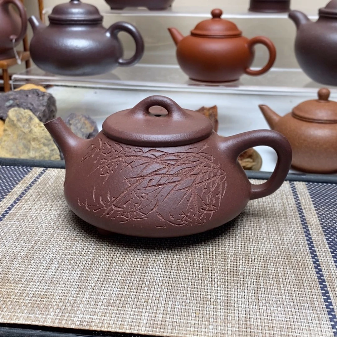 紫砂茶壶零添加中槽青230毫升