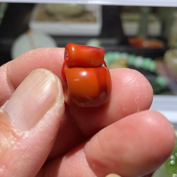 安***哥玛瑙/玉髓合金颈饰