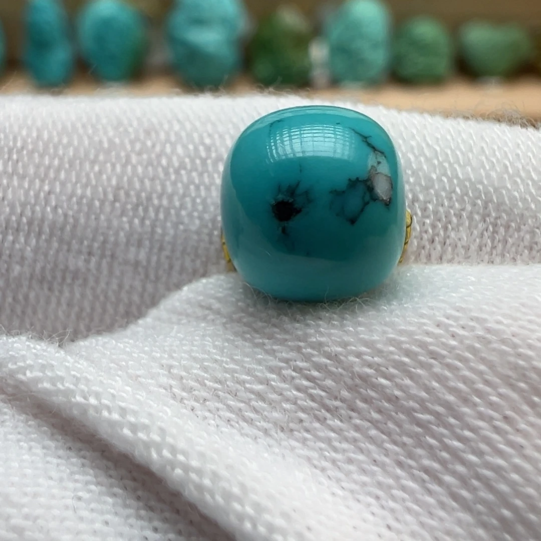 绿松石未镶嵌配饰7.8×7.1