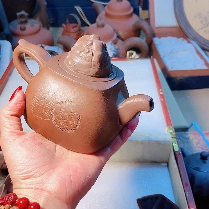 紫砂茶杯宜兴紫砂全手工制作