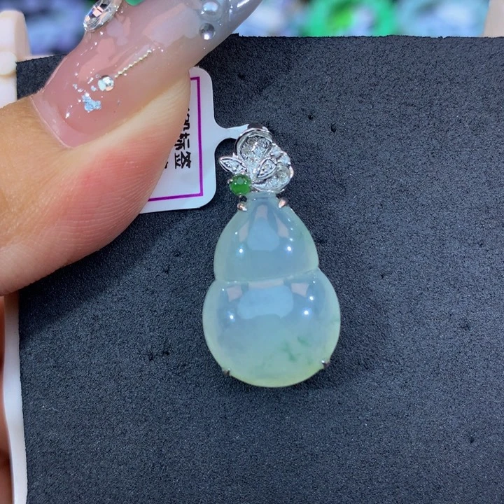 18K金镶嵌手链翡翠翡翠