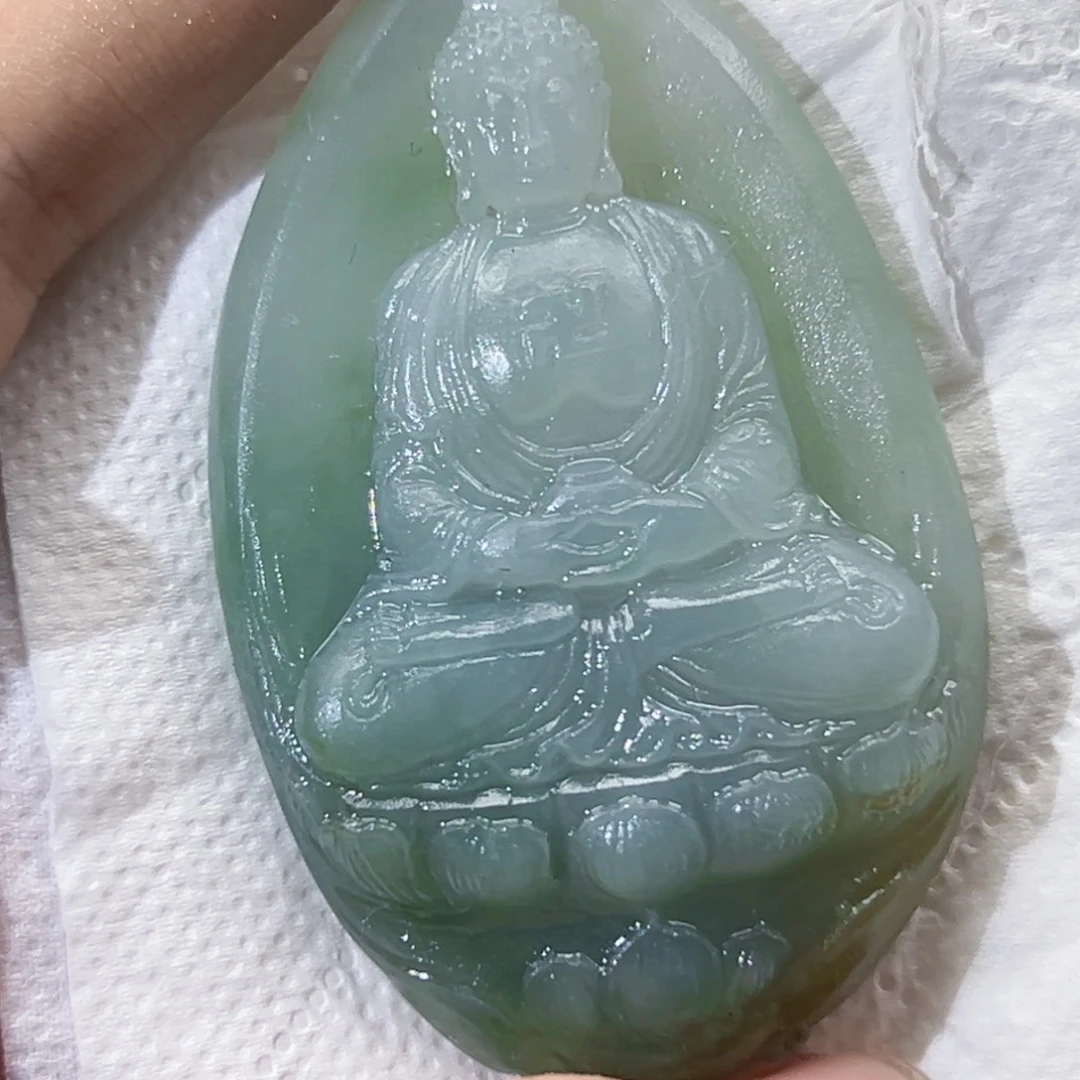 盘***一定制翡翠未镶嵌纯天然缅甸a货翡翠