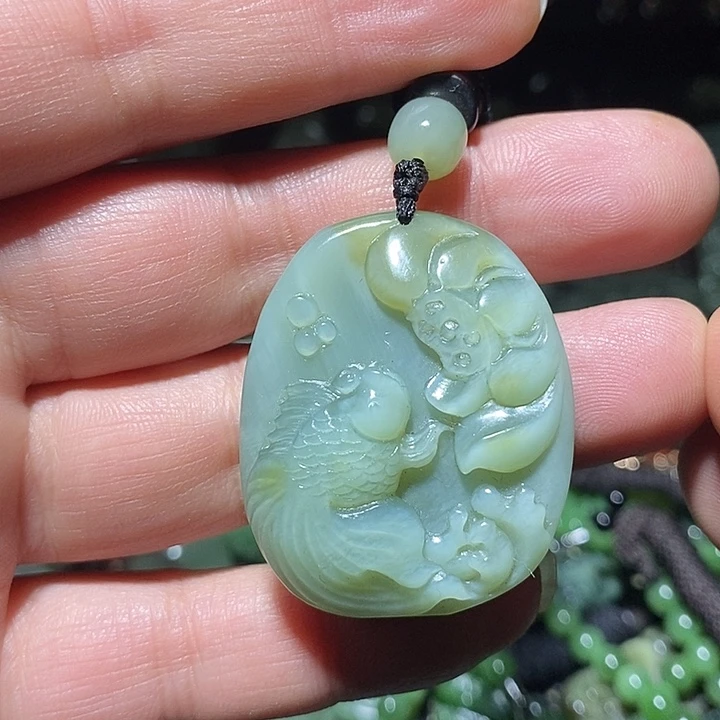 和田玉（糖玉）未镶嵌吊坠(不含链)