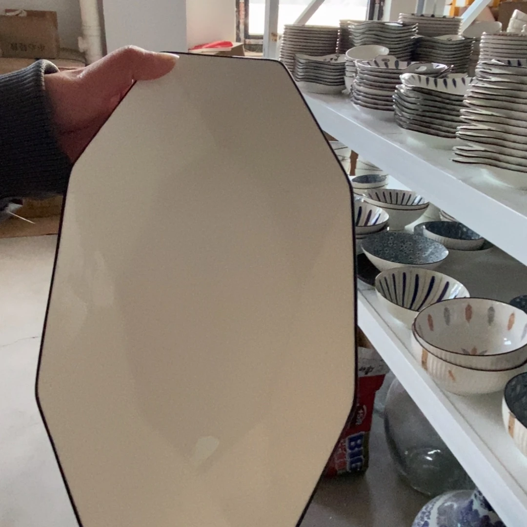 瓷一个棱形鱼盘 福利活动不退换