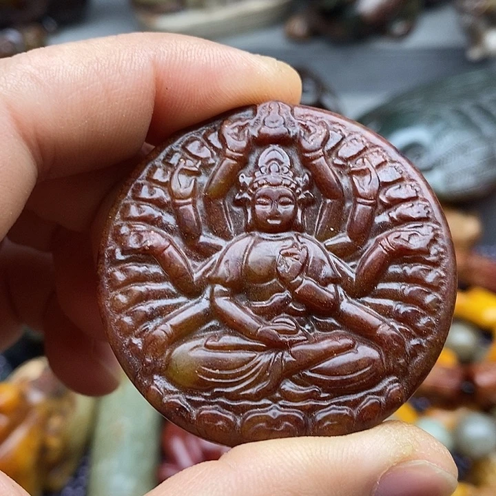 未镶嵌蛇纹石玉颈饰