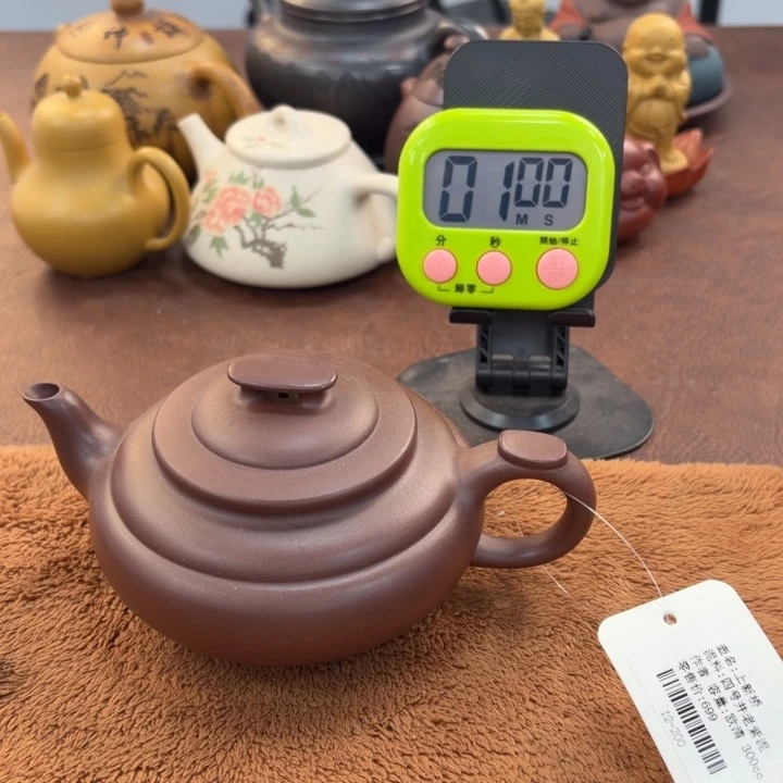 平***生紫砂茶壶宜兴原矿老紫泥