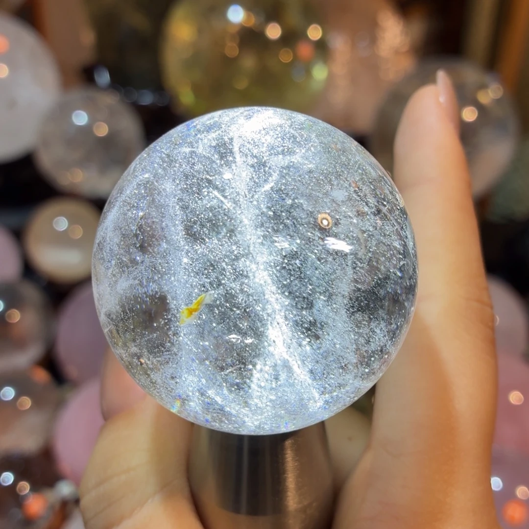 未镶嵌水晶珠宝半成品白水晶4.74cm