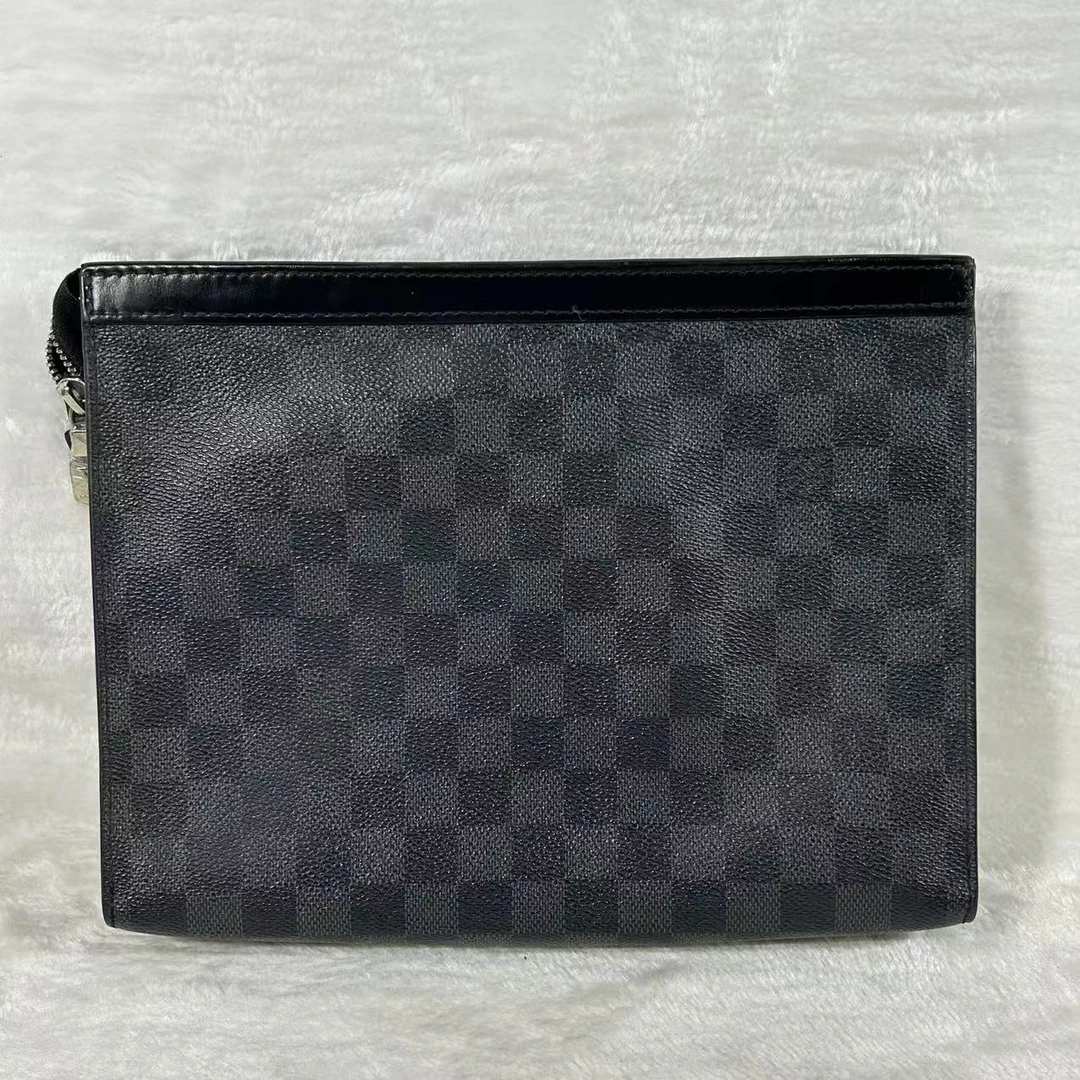95新 LouisVuitton/路易威登 黑棋盘格洗漱包G24019237尺寸26